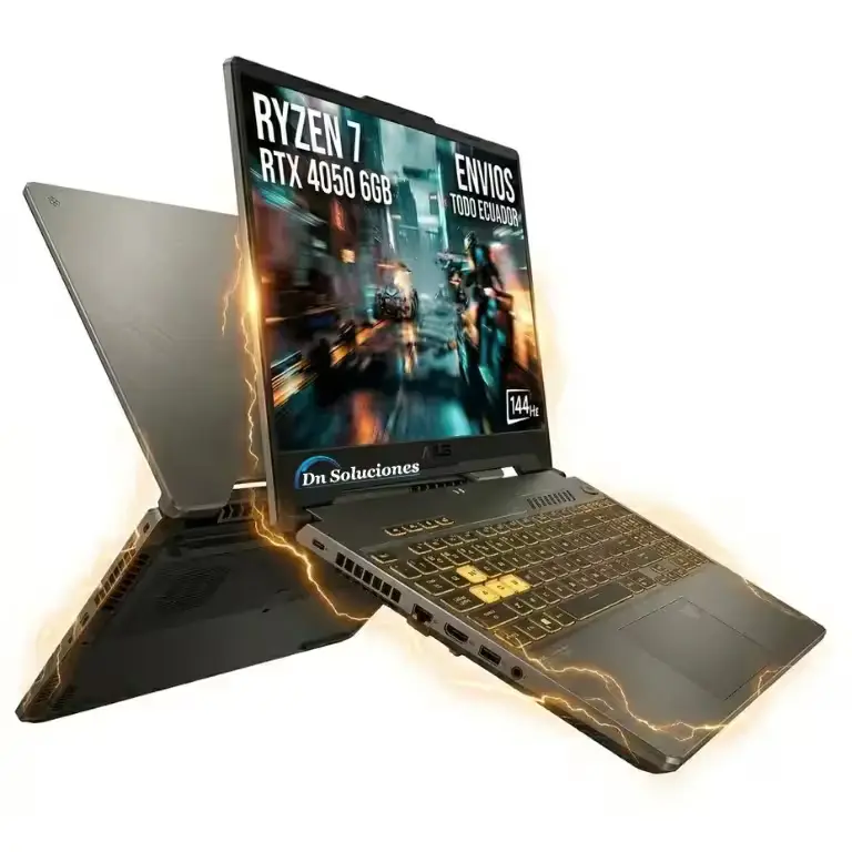 Laptop Gamer ASUS TUF A16 | Ryzen 7 + RTX 4050 6gb | Envío a Todo Ecuador