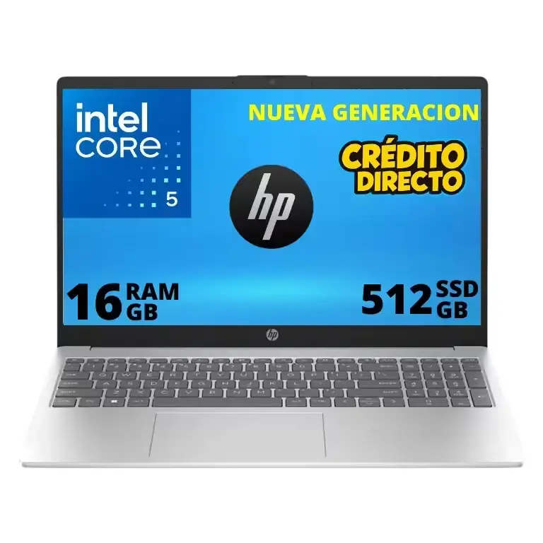 Fotografía de Laptop HP 250R G10 Core 5 120U | 16GB RAM | 512GB SSD | Potencia