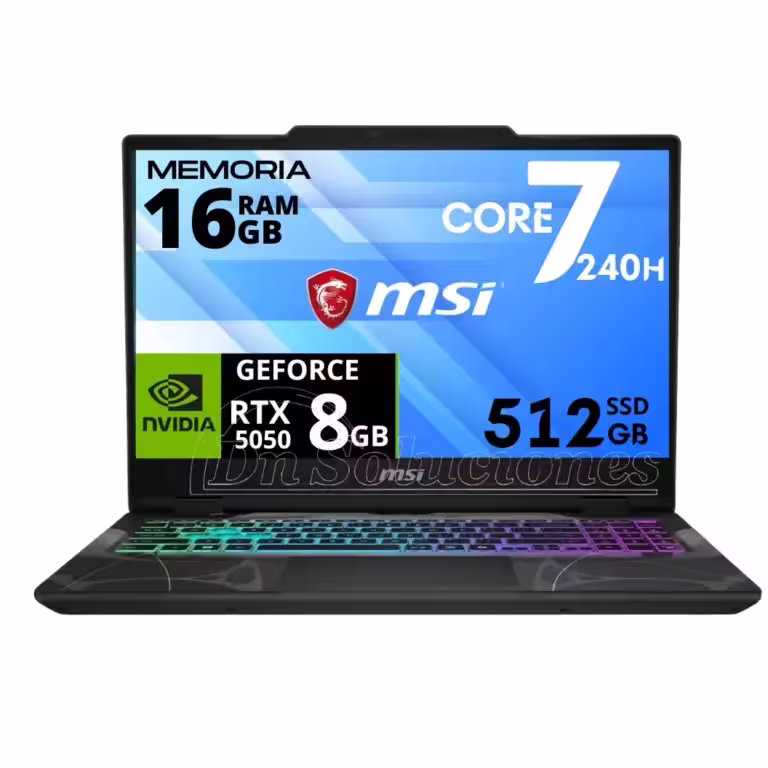 Laptop MSI Cyborg 15 Core 7 240H | RTX 5050 8GB | Ecuador – Quito – Tumbaco