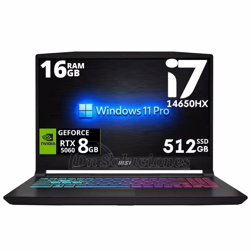 Fotografía de Laptop MSI Katana 15 HX i7 RTX 5060 8GB | Precio en Ecuador