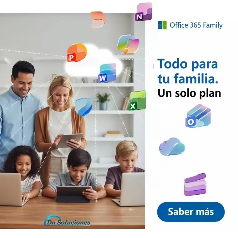 Fotografía de Microsoft office 365 Familia Ecuador | 6 usuarios 1TB | Ecuador