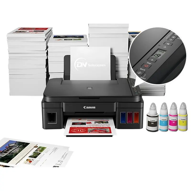 Impresora Multifuncional Canon PIXMA G3110 con Sistema de Tinta Continua y Wi-Fi