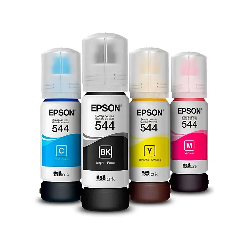 Kit Tintas Epson 544 Originales 4 Colores para EcoTank