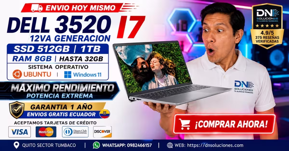 Campaña laptop intel core i7, laptop dell core i7