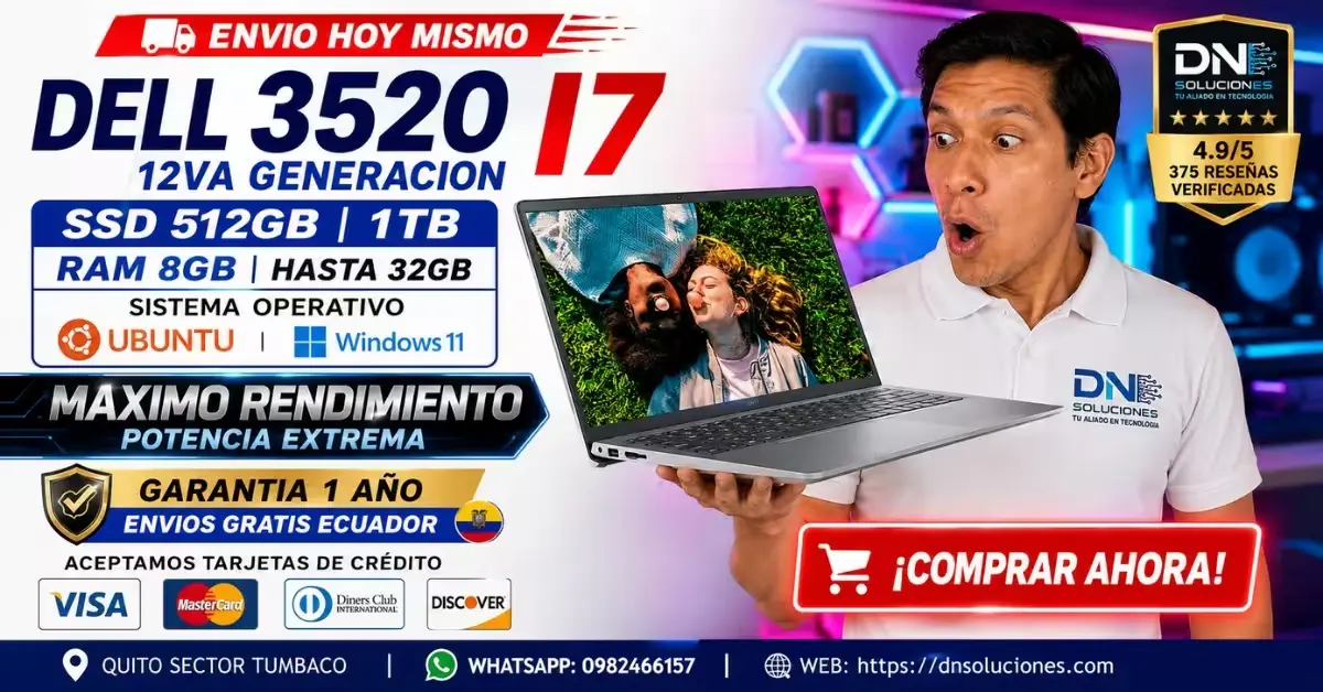 Campaña laptop intel core i7, laptop dell core i7