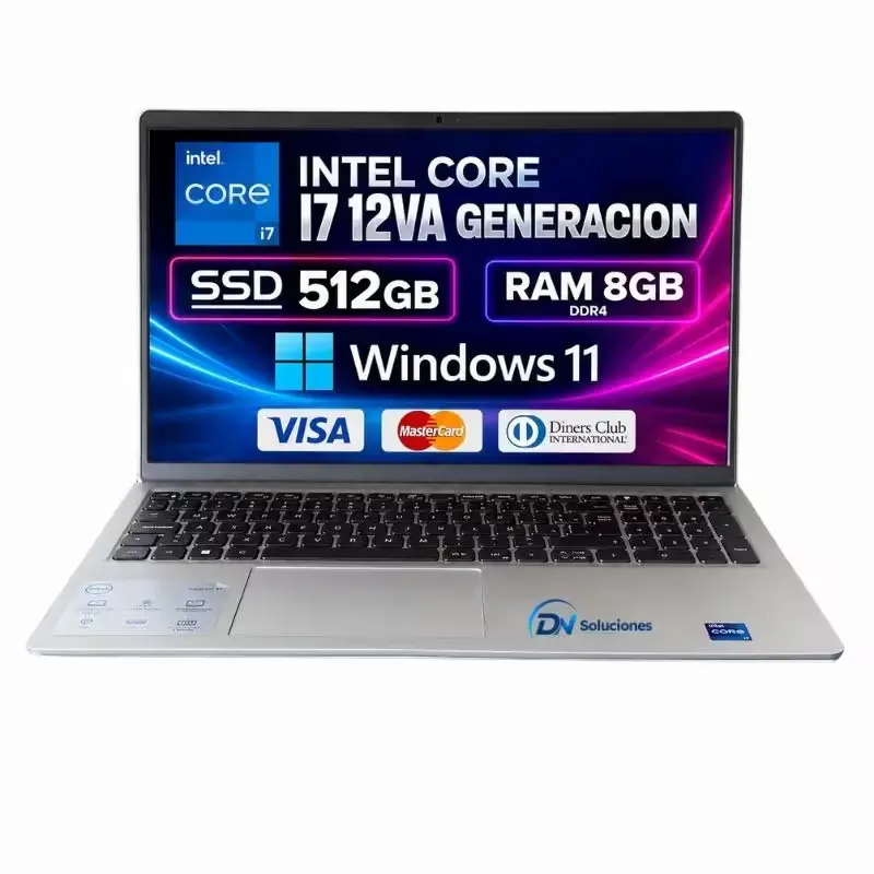 Laptop Dell Inspiron 3520 i7 12va Ge | SSD 512 O 1TB | Ram 8GB 12GB 16GB | Windows o Ubuntu