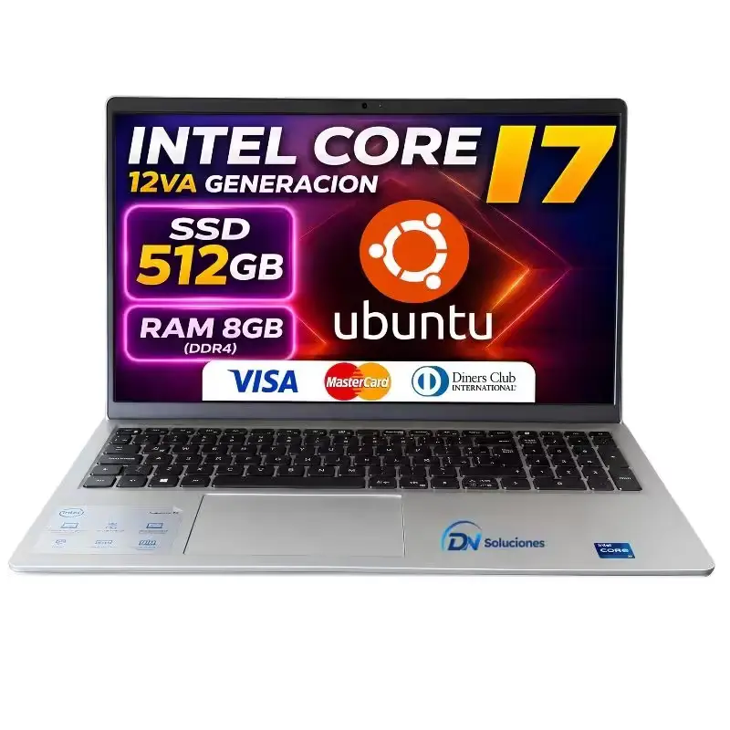 Laptop Dell Inspiron 3520 i7 12va Ge | SSD 512 O 1TB | Ram 8GB 12GB 16GB | Windows o Ubuntu