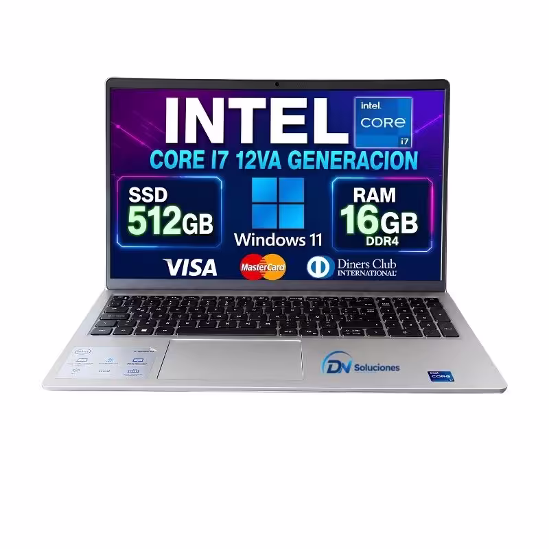 Fotografía de Laptop Dell Inspiron 3520 i7 12va Ge | SSD 512 Gb Ram 12 Gb 15.6″