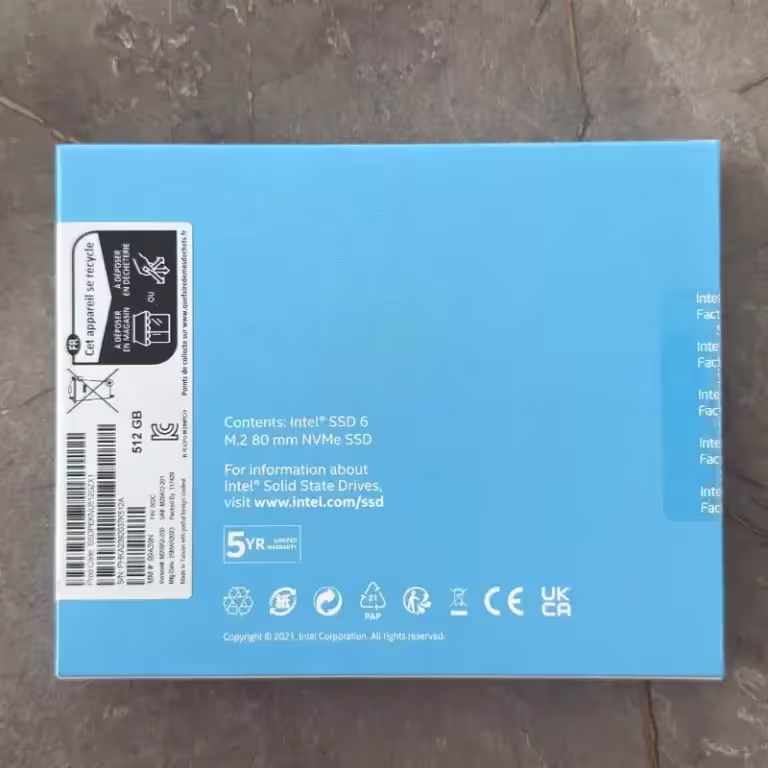 SSDSSD NVMe 512GB M.2 2280 Intel en Ecuador | Precio y Compra en Quito
