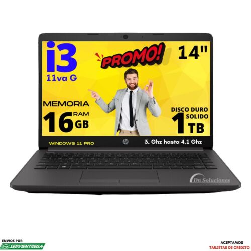 <h1><span style="font-family: arial, helvetica, sans-serif; font-size: 18pt;"><strong>Laptop Hp core i3</strong></span></h1> <span style="color: #0000ff;"><strong><span style="font-family: arial, helvetica, sans-serif; font-size: 12pt;">DIFERIDOS WINDOWS 11</span></strong></span> <strong><span style="font-family: arial, helvetica, sans-serif; font-size: 12pt;">6 x $74.96 | <span style="color: #0000ff;">12 x $38.89</span> | 24 X $20.91</span></strong>  