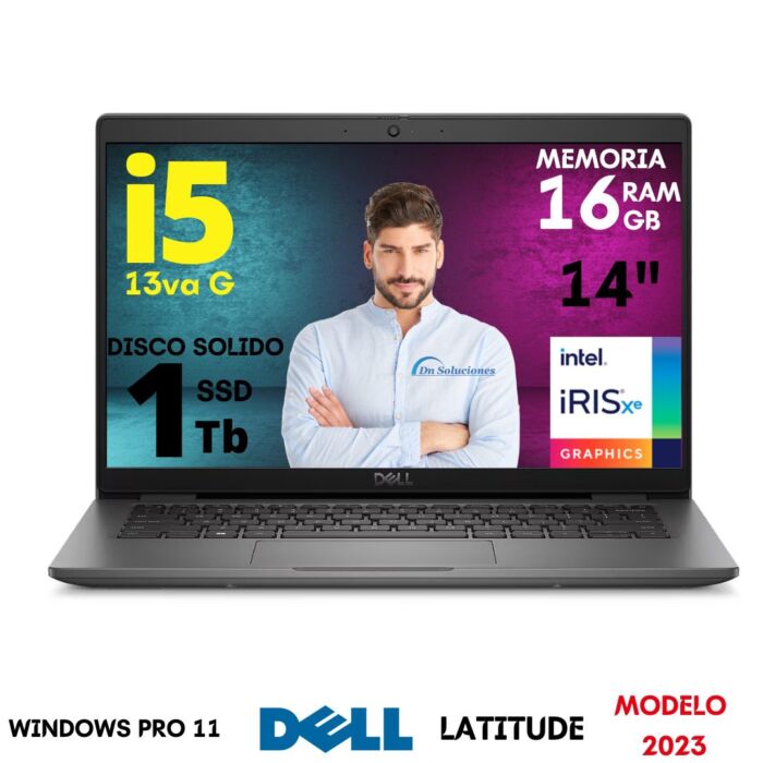 <pre style="text-align: center;"><span style="color: #000000;"><strong><span style="font-family: arial, helvetica, sans-serif; font-size: 24pt;">Laptop Dell latitude 3440 </span></strong> <span style="font-family: arial, helvetica, sans-serif; font-size: 18pt;">Procesador core i5 1355U 13va generacion modelo 2023</span> <span style="font-family: arial, helvetica, sans-serif; font-size: 14pt;">frecuencia 1.30Ghz hasta 4,60 GHz Turbo 12 MB de caché, 10 núcleos, 12 subprocesos</span> <span style="font-family: arial, helvetica, sans-serif; font-size: 18pt;">POTENCIA ELEGANCIA COMO TE GUSTA</span></span></pre>  