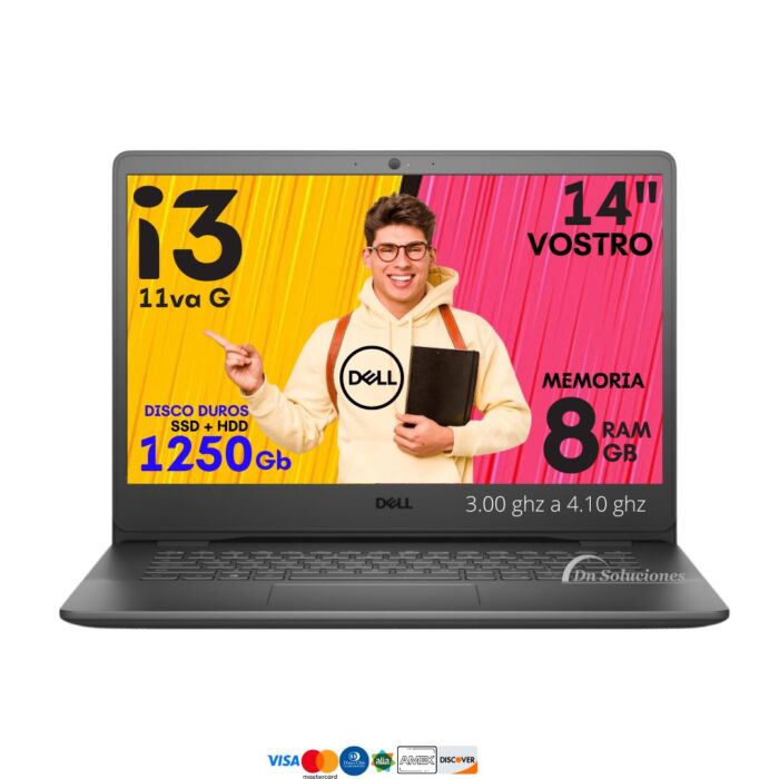 <span style="font-family: arial, helvetica, sans-serif; font-size: 14pt; color: #000000;">Dell Vostro 3400 Core i3 con Ubuntu</span> <strong><span style="font-family: arial, helvetica, sans-serif; font-size: 12pt; color: #000000;">DIFERIDOS SIN ISO</span></strong> <span style="color: #ff0000;"><strong><span style="font-family: arial, helvetica, sans-serif; font-size: 12pt;">6 x $69.47 | <span style="color: #0000ff;">12 x $36.05</span> | 24 X $19.38</span></strong></span>