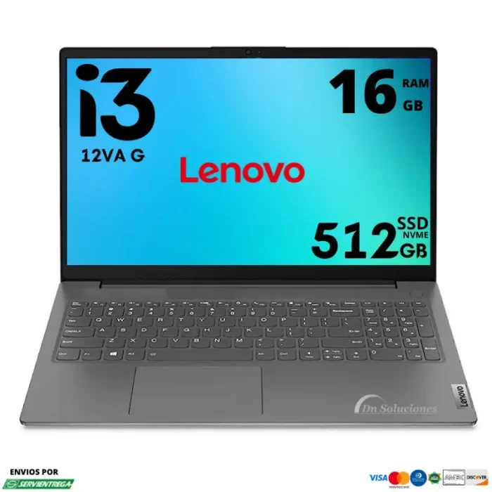 <h1><span style="color: #000000; font-family: arial, helvetica, sans-serif;">Laptop Lenovo V15 G3 i3 12va</span></h1> <span style="color: #000000;"><img class="alignnone size-full wp-image-25150" src="https://dnsoluciones.com/wp-content/uploads/2024/08/MEMORIA-RAM-1-e1724270277398.webp" alt="" width="35" height="35" />SSD 512 Gb</span> <span style="color: #000000;"><img class="alignnone size-full wp-image-25150" src="https://dnsoluciones.com/wp-content/uploads/2024/08/MEMORIA-RAM-1-e1724270277398.webp" alt="" width="35" height="35" />Memoria RAM 16 Gb</span> <span style="color: #000000;"><img class="alignnone size-full wp-image-25150" src="https://dnsoluciones.com/wp-content/uploads/2024/08/MEMORIA-RAM-1-e1724270277398.webp" alt="" width="35" height="35" />Teclado en español alfanumérico </span> <span style="color: #000000;"><img class="alignnone size-full wp-image-25150" src="https://dnsoluciones.com/wp-content/uploads/2024/08/MEMORIA-RAM-1-e1724270277398.webp" alt="" width="35" height="35" />Sin Iso</span> <strong><span style="color: #000000;">DIFERIDOS TARJETA CREDITO</span></strong> <span style="color: #0000ff;"><strong>6 x $85.01 | <span style="color: #ff0000;">12 x $44.11</span> | 24 X $23.72</strong></span>