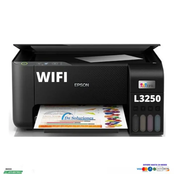 <h1>Impresora Epson L3250</h1> <img class="alignnone size-full wp-image-25150" src="https://dnsoluciones.com/wp-content/uploads/2024/08/MEMORIA-RAM-1-e1724270277398.webp" alt="" width="35" height="35" />Impresión calidad Fotográfica <img class="alignnone size-full wp-image-25150" src="https://dnsoluciones.com/wp-content/uploads/2024/08/MEMORIA-RAM-1-e1724270277398.webp" alt="" width="35" height="35" />Impresora Scanner Copiadora <img class="alignnone size-full wp-image-25150" src="https://dnsoluciones.com/wp-content/uploads/2024/08/MEMORIA-RAM-1-e1724270277398.webp" alt="" width="35" height="35" />Wifi <img class="alignnone size-full wp-image-25150" src="https://dnsoluciones.com/wp-content/uploads/2024/08/MEMORIA-RAM-1-e1724270277398.webp" alt="" width="35" height="35" />Garantía 2 años <strong>OTROS MODELOS</strong> <table style="border-collapse: collapse; width: 100%;"> <tbody> <tr> <td style="width: 50%;"><a href="https://dnsoluciones.com/producto/impresora-epson-l1250-wifi/"><img class="alignnone size-full wp-image-25184" src="https://dnsoluciones.com/wp-content/uploads/2024/08/DN-Soluciones-Epson-L1250-Wifi.webp" alt="" width="250" height="125" /></a></td> <td style="width: 50%;"><a href="https://dnsoluciones.com/producto/impresora-epson-l4260/"><img class="alignnone size-full wp-image-25183" src="https://dnsoluciones.com/wp-content/uploads/2024/08/DN-SOLUCIONES-Epson-L4260-Tumbaco.webp" alt="" width="250" height="125" /></a></td> </tr> </tbody> </table> <strong>Diferidos tarjetas de crédito</strong> <span style="color: #0000ff;">6 x $46.76 | <span style="color: #ff0000;"><strong>12 x $24.32</strong></span> | 24 X $13.14</span>