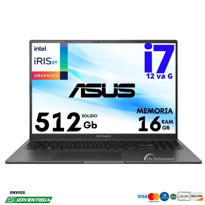 <h1 style="text-align: left;"><span style="font-family: arial, helvetica, sans-serif; color: #000000;">Laptop ASUS I7 H</span></h1> <span style="color: #000000;"><img class="alignnone size-full wp-image-25150" src="https://dnsoluciones.com/wp-content/uploads/2024/08/MEMORIA-RAM-1-e1724270277398.webp" alt="" width="35" height="35" />Procesador Intel Core I7-12700H ALTO RENDIMIENTO</span> <span style="color: #000000;"><img class="alignnone size-full wp-image-25150" src="https://dnsoluciones.com/wp-content/uploads/2024/08/MEMORIA-RAM-1-e1724270277398.webp" alt="" width="35" height="35" />Lector de Huellas</span> <span style="color: #000000;"><img class="alignnone size-full wp-image-25150" src="https://dnsoluciones.com/wp-content/uploads/2024/08/MEMORIA-RAM-1-e1724270277398.webp" alt="" width="35" height="35" />SSD 512 Gb - Memoria ram 16 Gb</span> <span style="color: #000000;"><img class="alignnone size-full wp-image-25150" src="https://dnsoluciones.com/wp-content/uploads/2024/08/MEMORIA-RAM-1-e1724270277398.webp" alt="" width="35" height="35" />SIN ISO</span> <strong><span style="color: #000000;">DIFERIDOS TARJETA CREDITO</span></strong> <span style="color: #0000ff;"><strong>6 x $131.63 | <span style="color: #ff0000;">12 x $68.30</span> | 24 X $36.73</strong></span>  