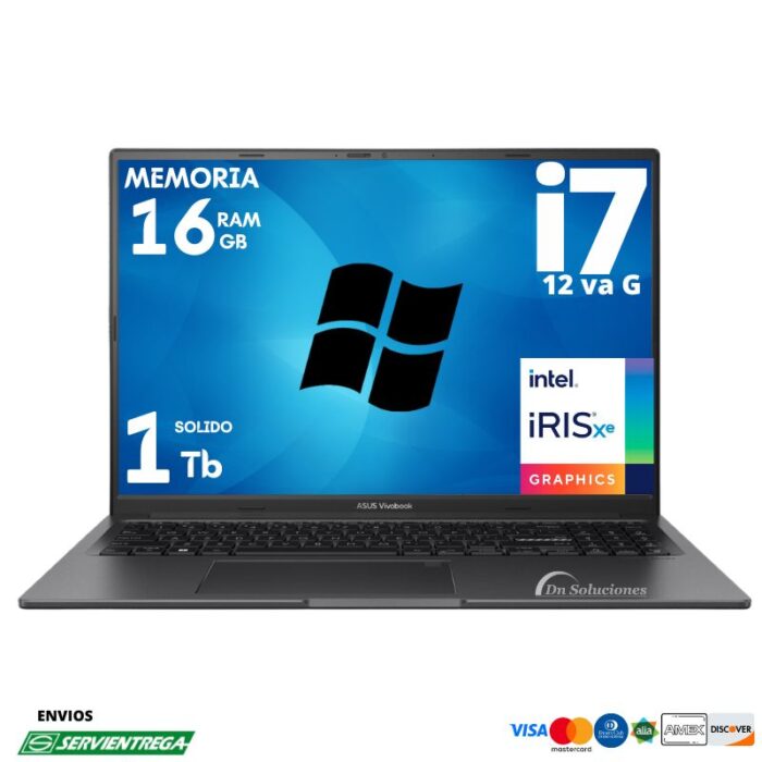 <h1 style="text-align: left;"><span style="font-family: arial, helvetica, sans-serif; color: #000000;">Laptop ASUS I7 H</span></h1> <span style="color: #000000;"><img class="alignnone size-full wp-image-25150" src="https://dnsoluciones.com/wp-content/uploads/2024/08/MEMORIA-RAM-1-e1724270277398.webp" alt="" width="35" height="35" />Procesador Intel Core I7-12700H ALTO RENDIMIENTO</span> <span style="color: #000000;"><img class="alignnone size-full wp-image-25150" src="https://dnsoluciones.com/wp-content/uploads/2024/08/MEMORIA-RAM-1-e1724270277398.webp" alt="" width="35" height="35" />Lector de Huellas</span> <span style="color: #000000;"><img class="alignnone size-full wp-image-25150" src="https://dnsoluciones.com/wp-content/uploads/2024/08/MEMORIA-RAM-1-e1724270277398.webp" alt="" width="35" height="35" />SSD 1 Tb - Memoria ram 16 Gb</span> <span style="color: #000000;"><img class="alignnone size-full wp-image-25150" src="https://dnsoluciones.com/wp-content/uploads/2024/08/MEMORIA-RAM-1-e1724270277398.webp" alt="" width="35" height="35" />Windows 11</span> <strong><span style="color: #000000;">DIFERIDOS TARJETA CREDITO</span></strong> <span style="color: #0000ff;"><strong>6 x $154.49 | <span style="color: #ff0000;">12 x $80.16</span>| 24 X $43.10</strong></span>  