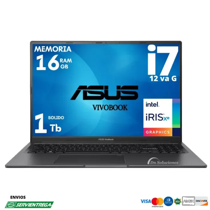 <h1 style="text-align: left;"><span style="font-family: arial, helvetica, sans-serif; color: #000000;">Laptop ASUS I7 H</span></h1> <span style="color: #000000;"><img class="alignnone size-full wp-image-25150" src="https://dnsoluciones.com/wp-content/uploads/2024/08/MEMORIA-RAM-1-e1724270277398.webp" alt="" width="35" height="35" />Procesador Intel Core I7-12700H ALTO RENDIMIENTO</span> <span style="color: #000000;"><img class="alignnone size-full wp-image-25150" src="https://dnsoluciones.com/wp-content/uploads/2024/08/MEMORIA-RAM-1-e1724270277398.webp" alt="" width="35" height="35" />Lector de Huellas</span> <span style="color: #000000;"><img class="alignnone size-full wp-image-25150" src="https://dnsoluciones.com/wp-content/uploads/2024/08/MEMORIA-RAM-1-e1724270277398.webp" alt="" width="35" height="35" />SSD 1000 Gb - Memoria ram 16 Gb</span> <span style="color: #000000;"><img class="alignnone size-full wp-image-25150" src="https://dnsoluciones.com/wp-content/uploads/2024/08/MEMORIA-RAM-1-e1724270277398.webp" alt="" width="35" height="35" />SIN ISO</span> <strong><span style="color: #000000;">DIFERIDOS TARJETA CREDITO</span></strong> <span style="color: #0000ff;"><strong>6 x $144.43 | <span style="color: #ff0000;">12 x $74.94 </span> | 24 X $40.30</strong></span>  