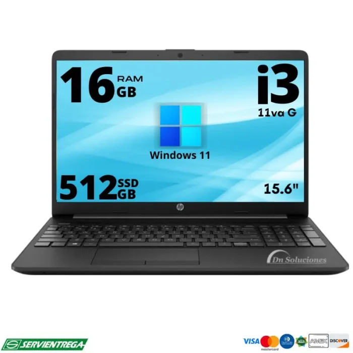 <h1><span style="font-family: arial, helvetica, sans-serif; font-size: 18pt; color: #000000;">Laptop Hp Core i3</span></h1> <span style="color: #000000;"><img class="alignnone size-full wp-image-25150" src="https://dnsoluciones.com/wp-content/uploads/2024/08/MEMORIA-RAM-1-e1724270277398.webp" alt="" width="35" height="35" /><strong>Con Windows 11</strong> <img class="alignnone size-full wp-image-25150" src="https://dnsoluciones.com/wp-content/uploads/2024/08/MEMORIA-RAM-1-e1724270277398.webp" alt="" width="35" height="35" />SSD Nvme 512 Gb</span> <span style="color: #000000;"><img class="alignnone size-full wp-image-25150" src="https://dnsoluciones.com/wp-content/uploads/2024/08/MEMORIA-RAM-1-e1724270277398.webp" alt="" width="35" height="35" />Memoria RAM 16 Gb</span> <span style="color: #000000;"><img class="alignnone size-full wp-image-25150" src="https://dnsoluciones.com/wp-content/uploads/2024/08/MEMORIA-RAM-1-e1724270277398.webp" alt="" width="35" height="35" />15.6" teclado alfanumérico español</span> <span style="color: #000000;"><strong>Diferidos con tarjeta de crédito</strong></span> <span style="color: #0000ff;"><strong>6 x $85.01 |<span style="color: #ff0000;"> 12 x $44.11</span> | 24 X $23.72</strong></span>  