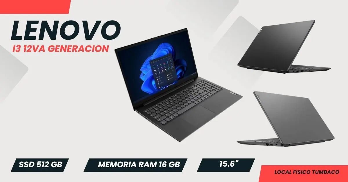 Laptop Lenovo V15 G3 i3 12va Dn Soluciones
