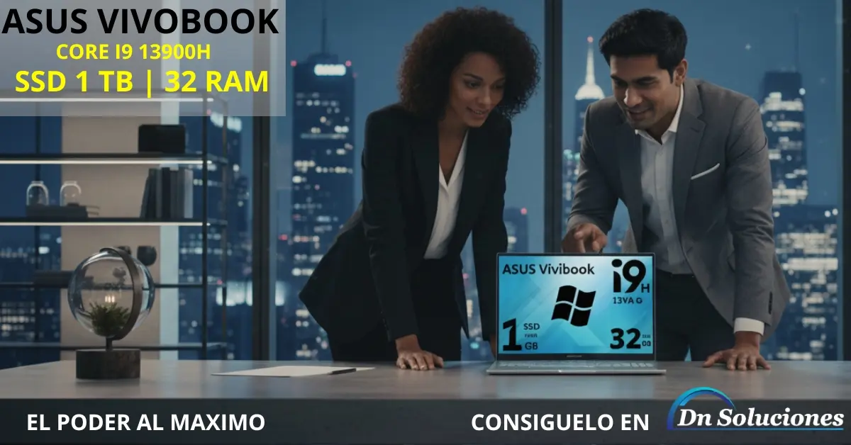 Oficina laptop Asus VivoBook i9 13va Gen SSD 1 TB RAM 32 GB