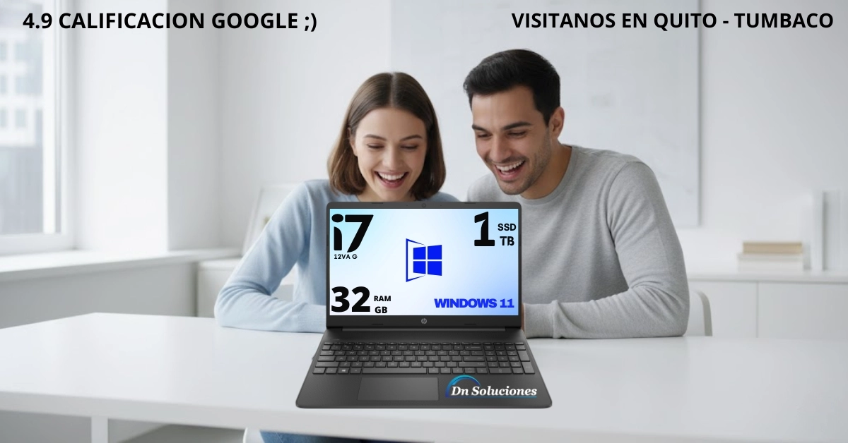 Portatil Hp Core i7 12va Dn Soluciones Tumbaco