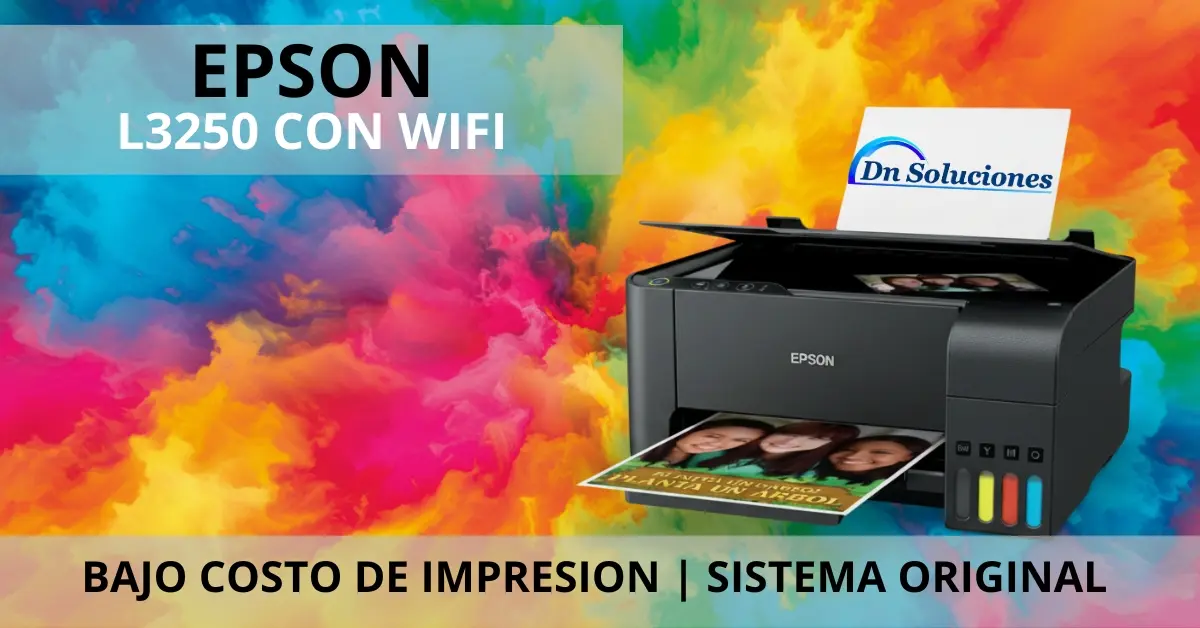 IMPRESORA MULTIFUNCIONAL EPSON ECOTANK L3250 Quito Tumbaco