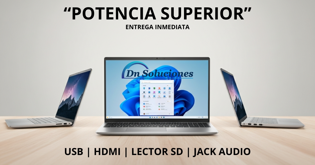 Puertos usb Laptop Dell Core i7 1TB SSD 32GB RAM