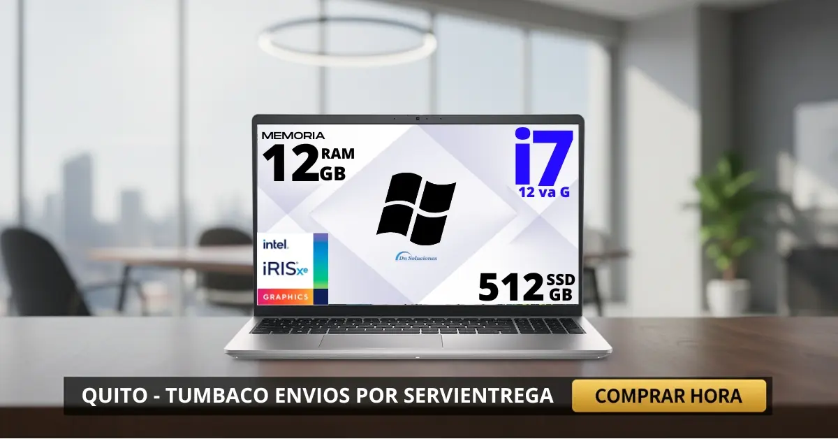 laptop i7 12va generación ecuador
