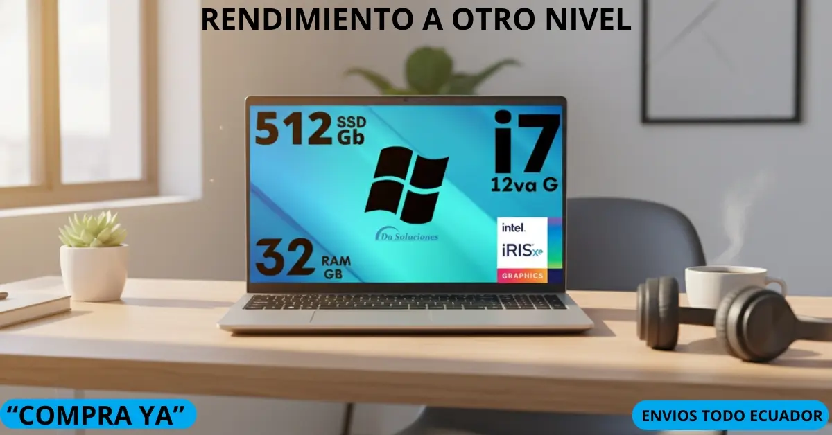 Laptop Dell Inspiron 3520 i7 12va generación SSD 512 gb Ram 32 Gb