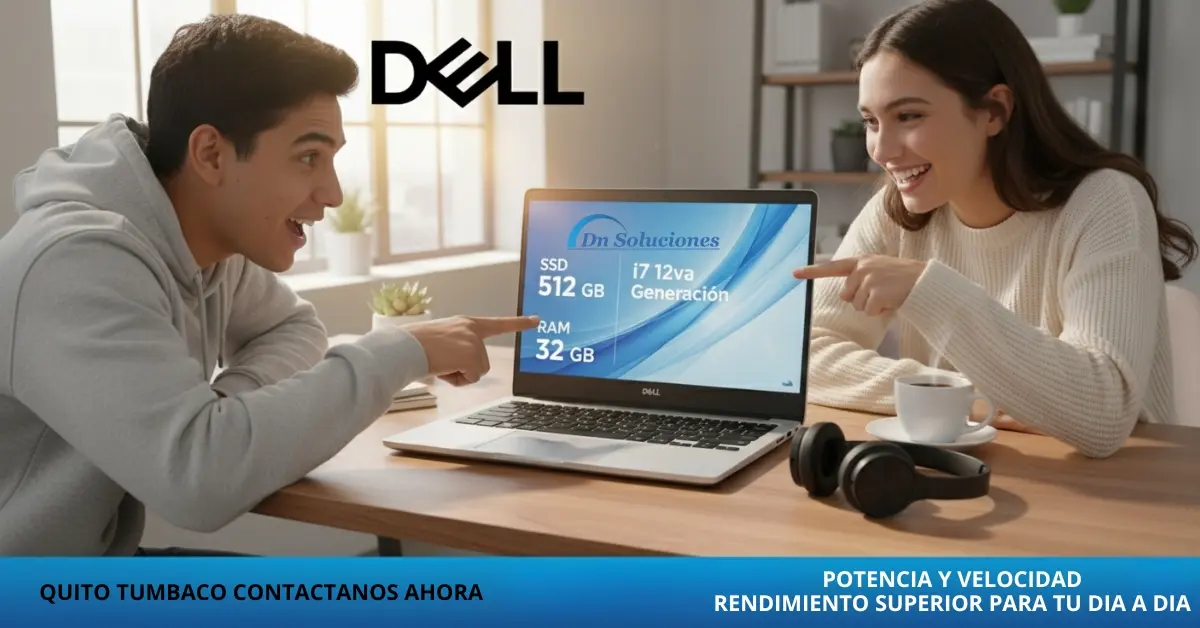 Laptop Dell Inspiron 3520 i7 12va generacion Ram 32 Gb Tumbaco Dn Soluciones
