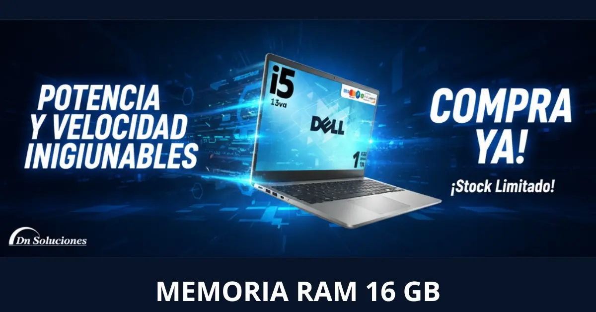 Memoria ram 16 gb SSD 1 Tb Laptop Dell Intel Core I5 13va inspiron