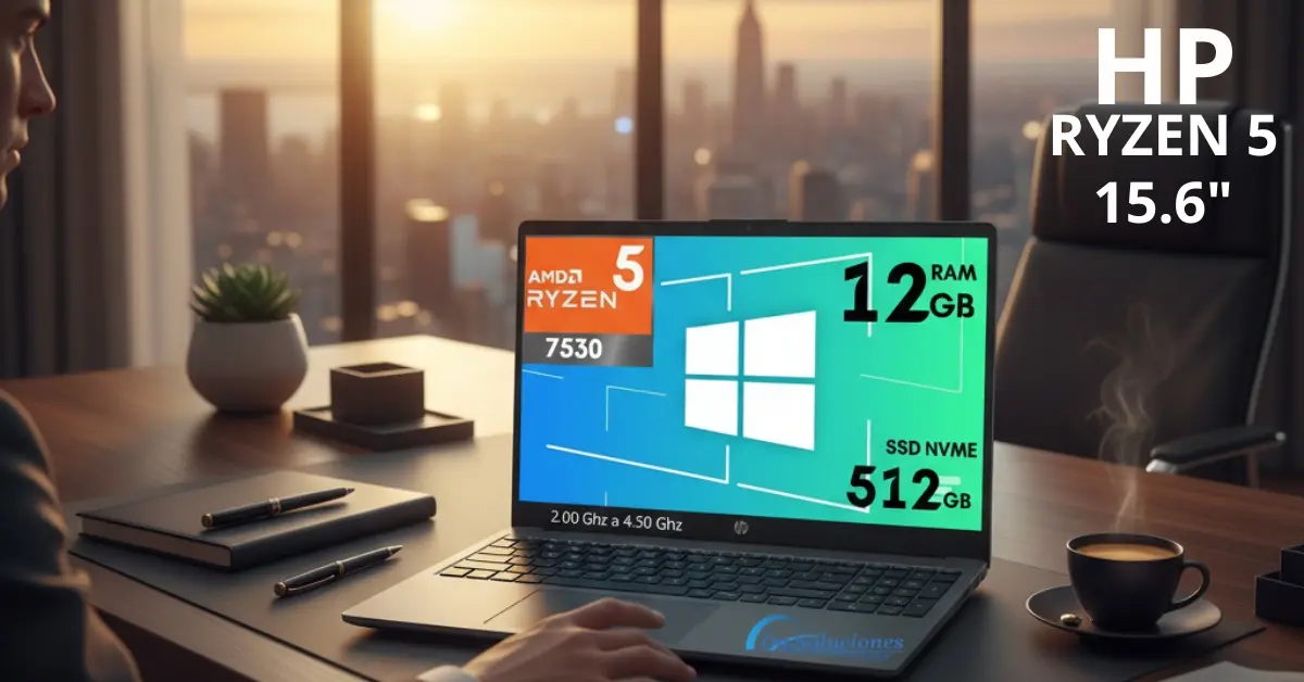Laptop Hp 255 G10 Ryzen 5 7530U Ecuador