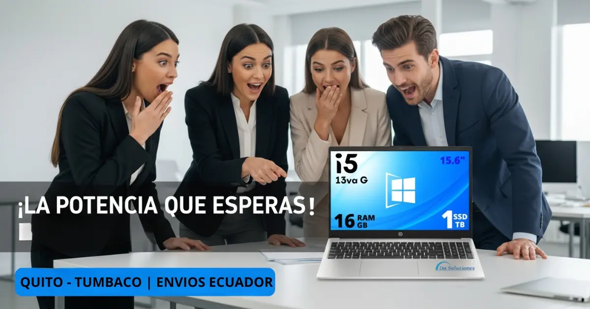 máximo rendimiento Laptop Hp Core i5 13va SSD 1 Tb Ram 16 Gb 15.6″