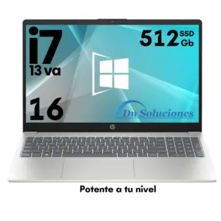 Poder de velocidad frontal Laptop HP Core i7 13va