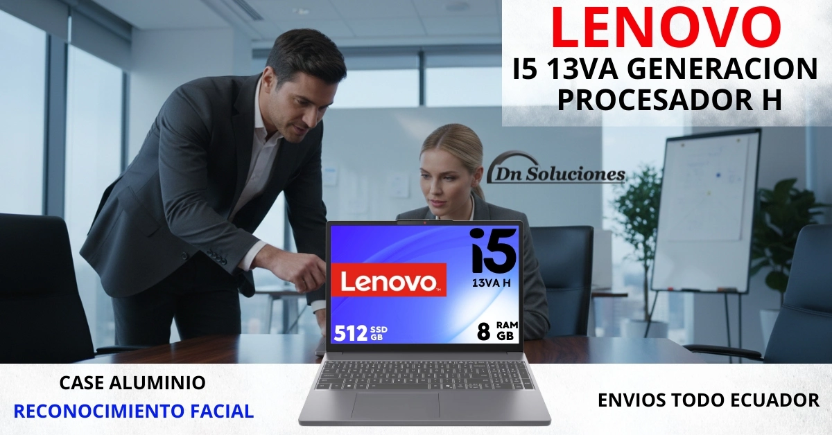 Laptop Lenovo IdeaPad i5 13va reconocimiento facial 