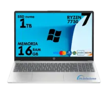 Laptop HP Ryzen 7 7730U 16GB RAM 1TB SSD | Tumbaco - Quito - Envíos Gratis Ecuador | 67W