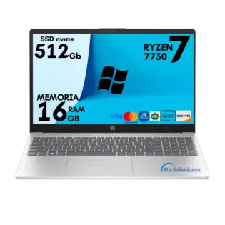 frente Laptop HP Ryzen 7 7730u en Ecuador Quito