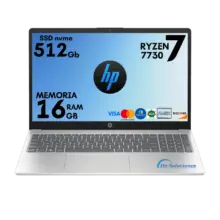 frente Laptop HP Ryzen 7 7730u 16GB RAM 512GB SSD