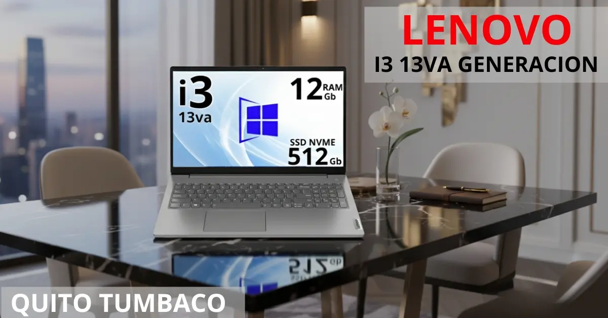 Lenovo V15 13va G SSD 512 Gb Ram 12 Gb Ecuador Tumbaco Quito