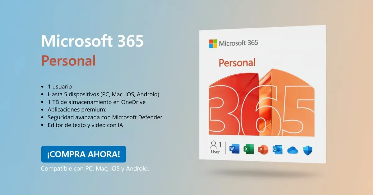 Microsoft 365 Personal Dn Soluciones