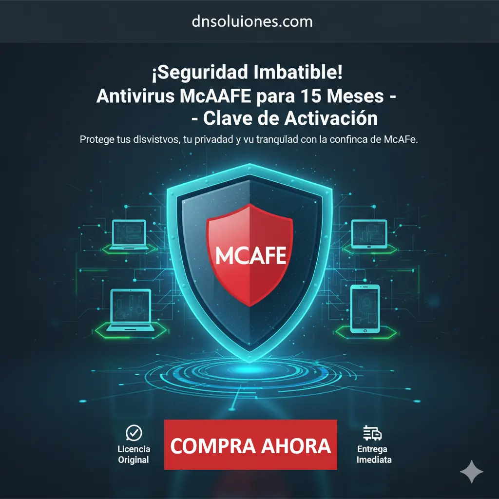 Antivirus McAfee Dn Soluciones