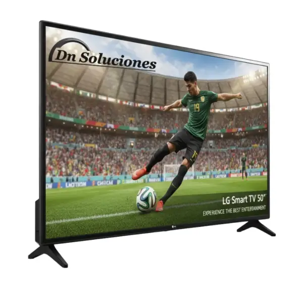 LG Smart TV 50UP770PSB pantalla grande y diseño moderno para sala