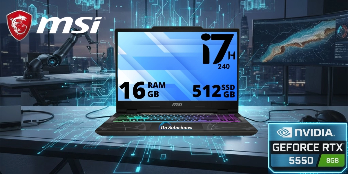 Laptop MSI Cyborg 15 Core i7 240H Quito Tumbaco