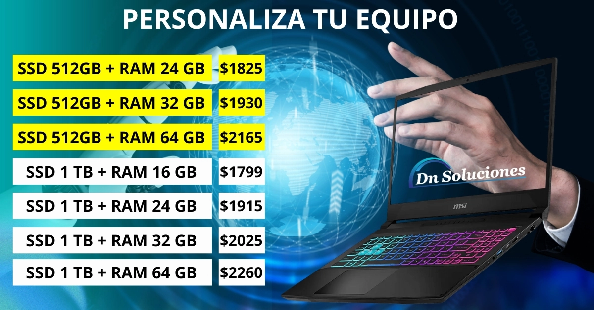 Laptop MSI Katana 15 Intel Core i7 14650Hx RTX 5060 8 Gb 64 Gb RAM