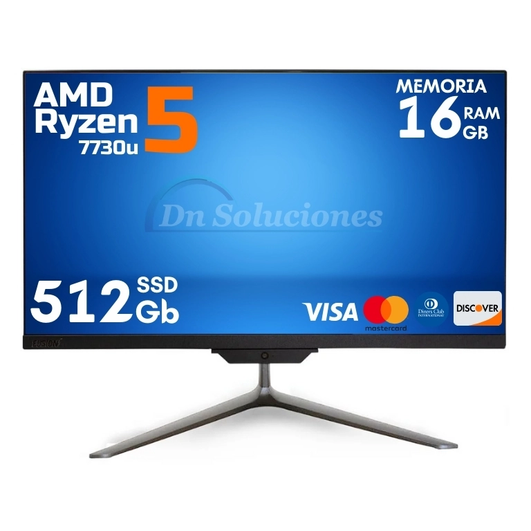 Computadora escritorio ENV Aio | AMD Ryzen 5 7430u | Ram 16 Gb | SSD 512 Gb | Quito Tumbaco | ENV1