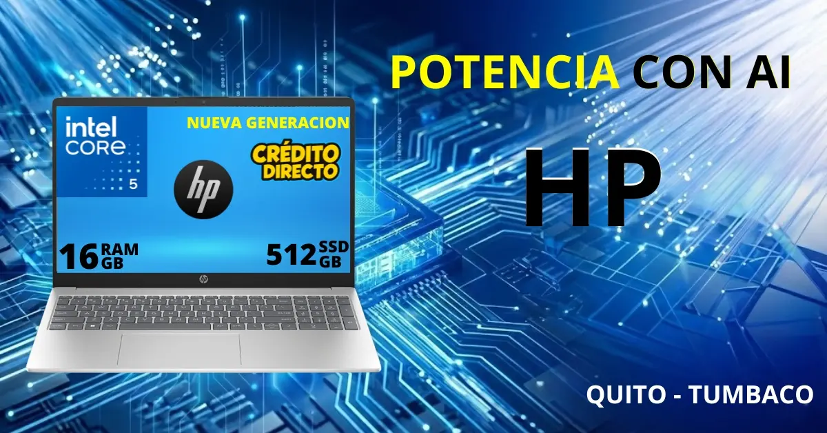 Laptop HP 250R G10 CORE 5 120U venta en Quito Tumbaco Ecuador