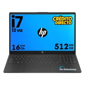 Laptop HP Core i7 13va generación modelo 250 G10 empresarial disponible en Dn Soluciones Quito Tumbaco
