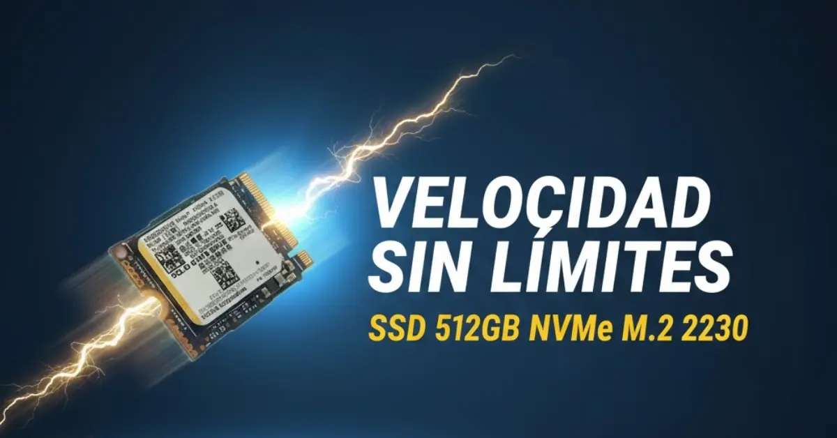 SSD 512GB NVMe PCIe M.2 2230 SIN CAJA nuevo con garantia en Quito Ecuador