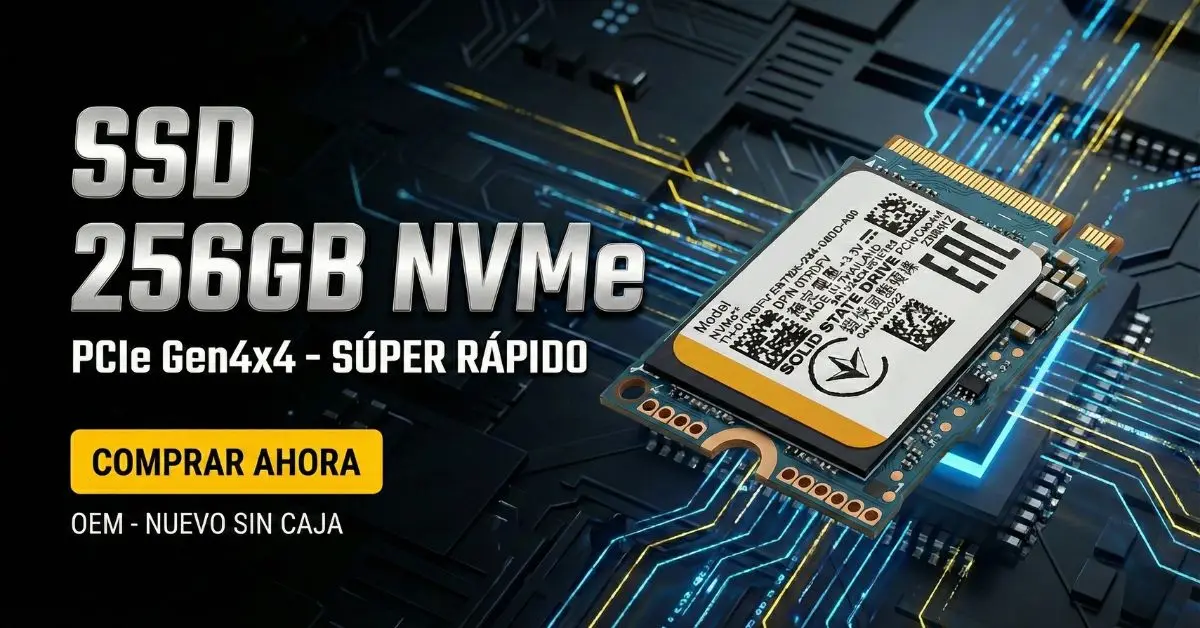 SSD NVMe 256GB 2242 Sin Caja OEM precio oferta en Quito Ecuador