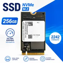 Disco sólido NVMe 256GB formato 2242 ultra rápido ideal para laptop moderna